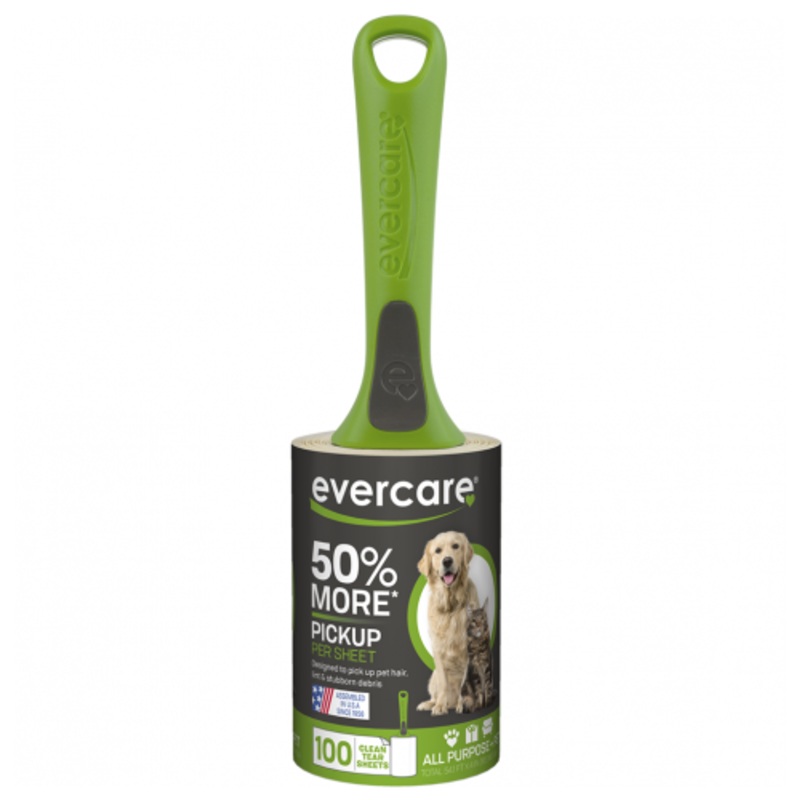 Evercare Pet Lint Roller, 100 Sheet Roll