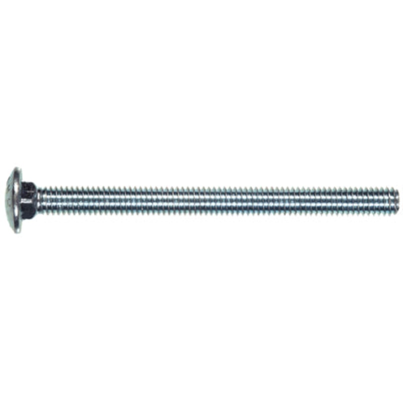 SCREW CARRIAGE 3/8 X 1 IN ZINC