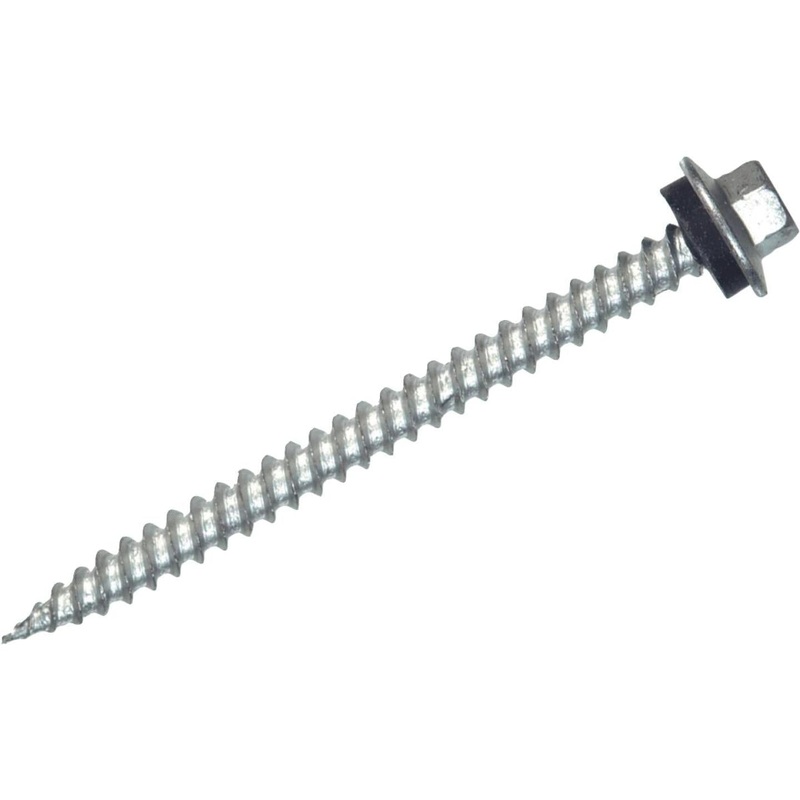Hillman Project Center #10 x 1 – 1/2 In. Hex Washer Head Pole Barn Screw (107 Ct.)