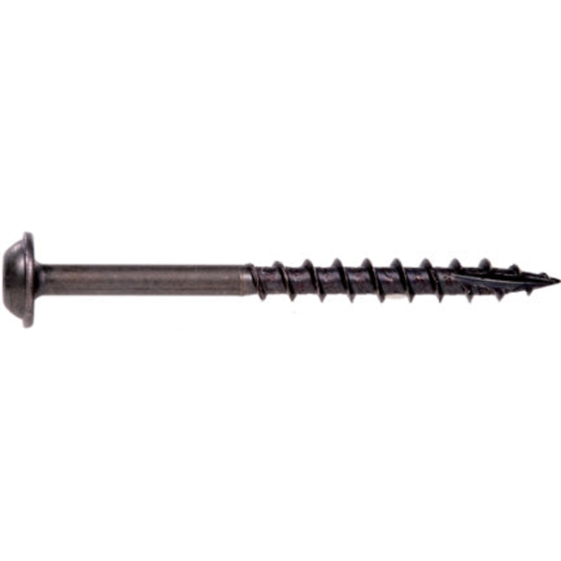 SCREW SQ DR POCKET HOLE COARSE 8 X 1 100PC