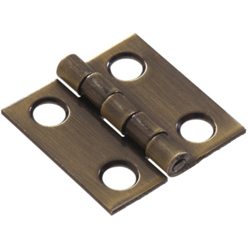 1  ANTIQUE BRASS BROAD HINGE
