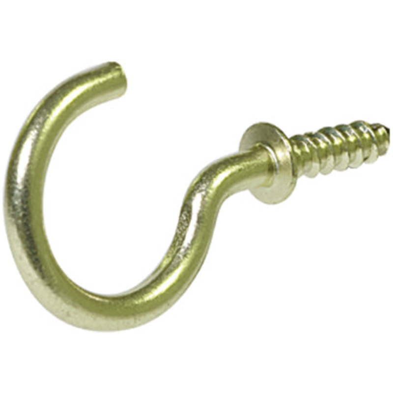 3/4 SOLID BRASS CUP HOOK