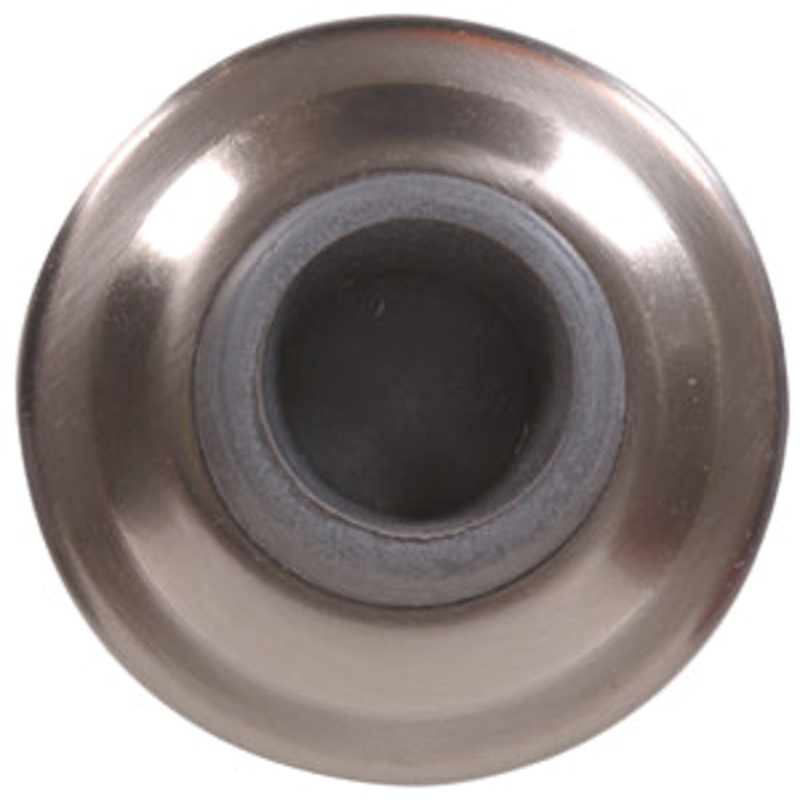 SATIN NICKEL WALL DOOR STOP