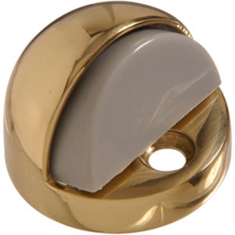 BRASS PLATED FLOOR DR STOP