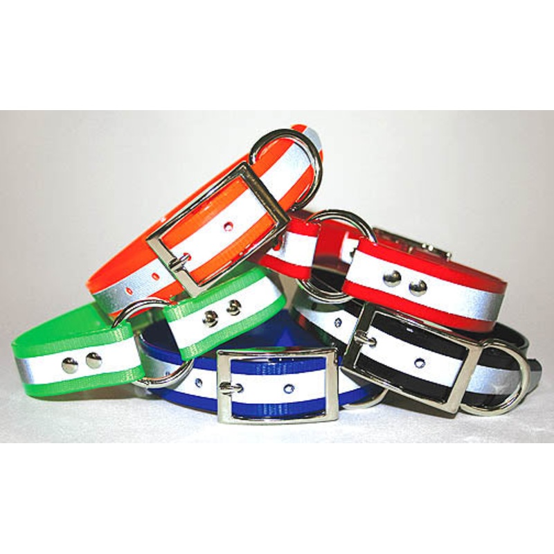 Leather Brothers Reflective Collar