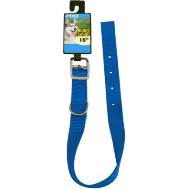 NYLON COLLAR RED 3/4 X 18