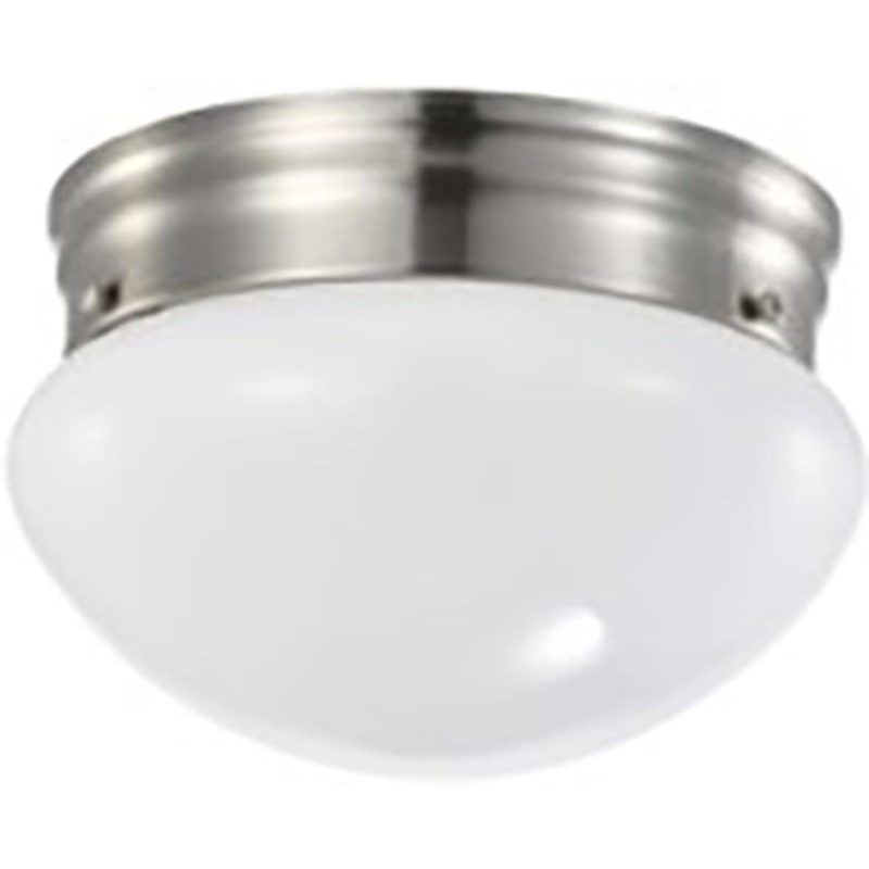 7 IN 12W LED FLUSH MNT BR NI DIMMABLE