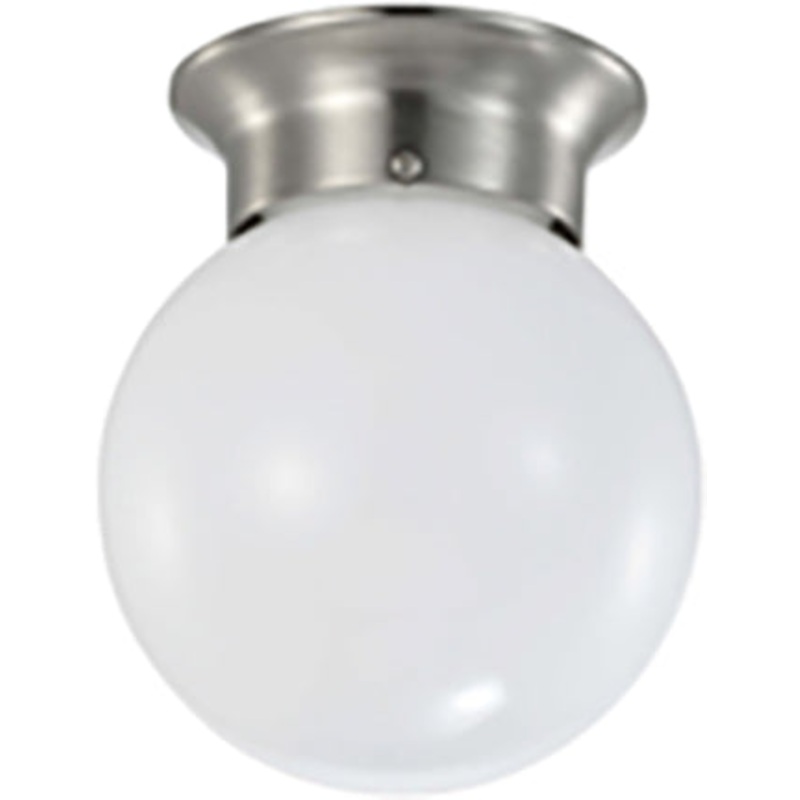 8 IN 8W LED FLUSH MNT BR NI DIMMABLE