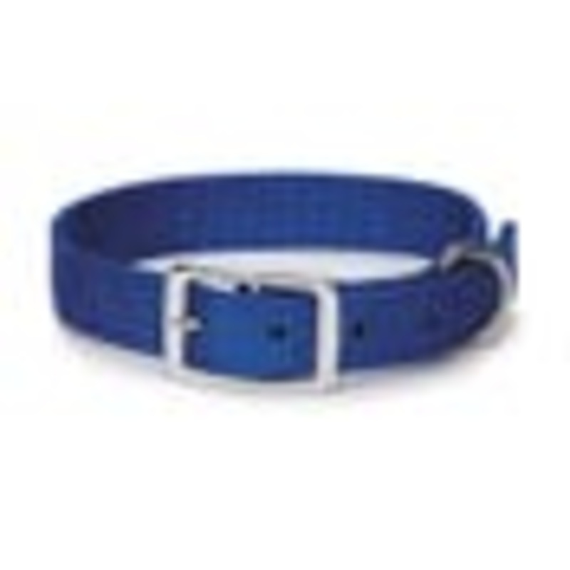 Boss Pet Digger’s 1 x 18  Double-Nylon Collar Blue