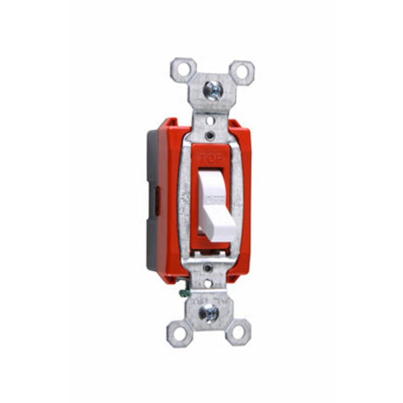 Pass & Seymour Commercial Specification Grade Switch, White (20 A, White)
