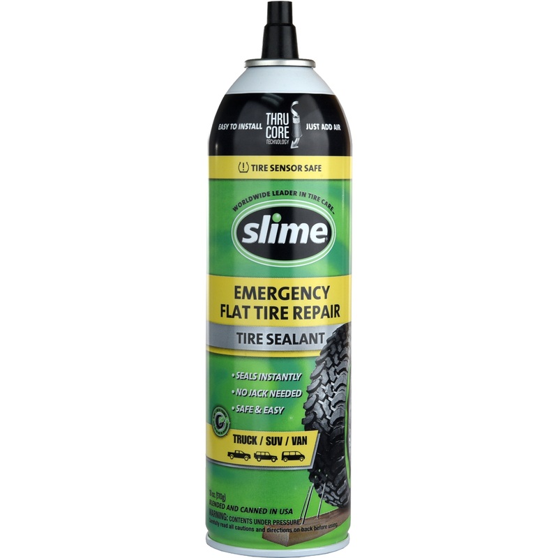 Slime Thru-Core Emergency Tire Sealant – 18 oz
