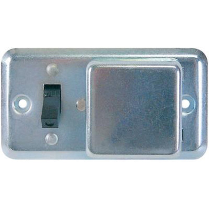 2-1/4  FUSED BOX COVER W/SWITCH 1/CD