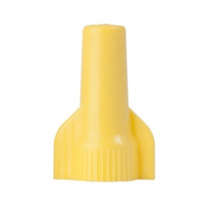 Gardner Bender WingGard ULTRA, High-Leverage, Easy-on, Wing-type, Twist-on Wire Connector, Yellow #22-#10 AWG (5 mm); 100/Jar