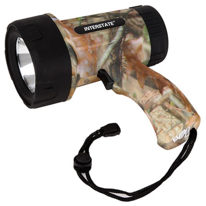 Interstate Batteries LIG7998 Led Spotlight Camo 4AA W Filters