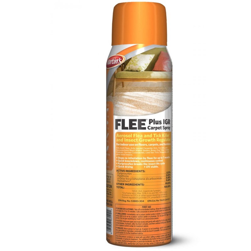 Martin’s FLEE Plus IGR Carpet Spray