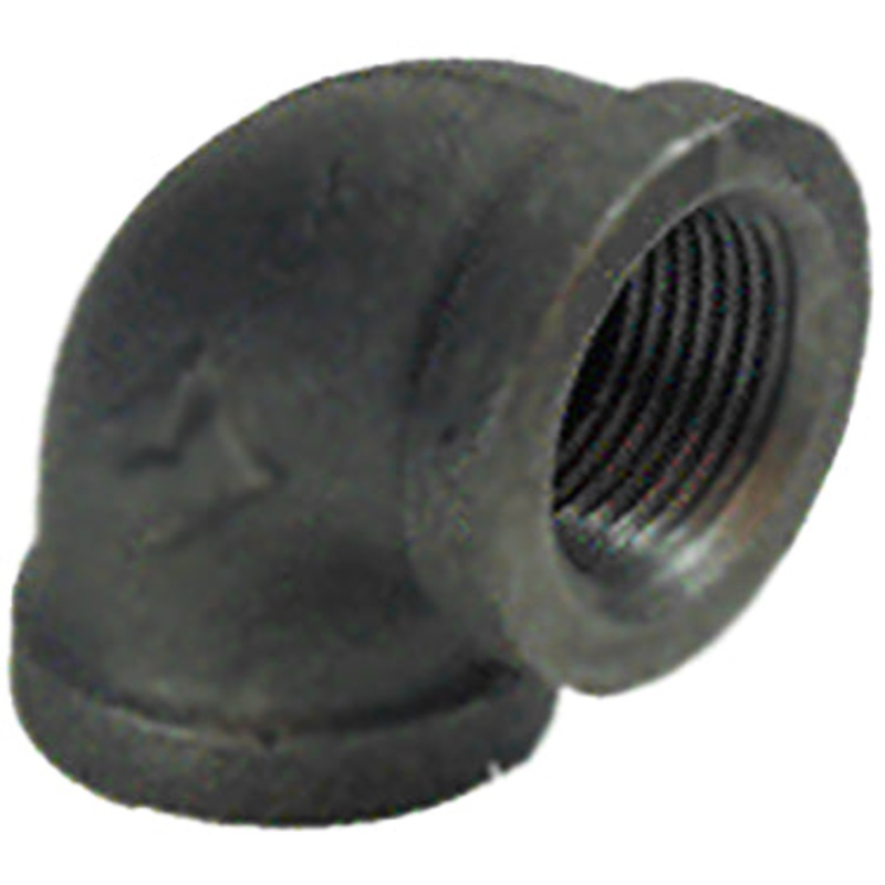 E90-2 ELBOW 2 BLACK 90DEG