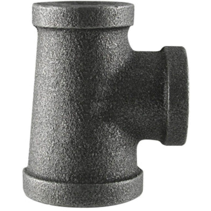 RT-1112 TEE 1X1X1/2 BLACK REDUCE