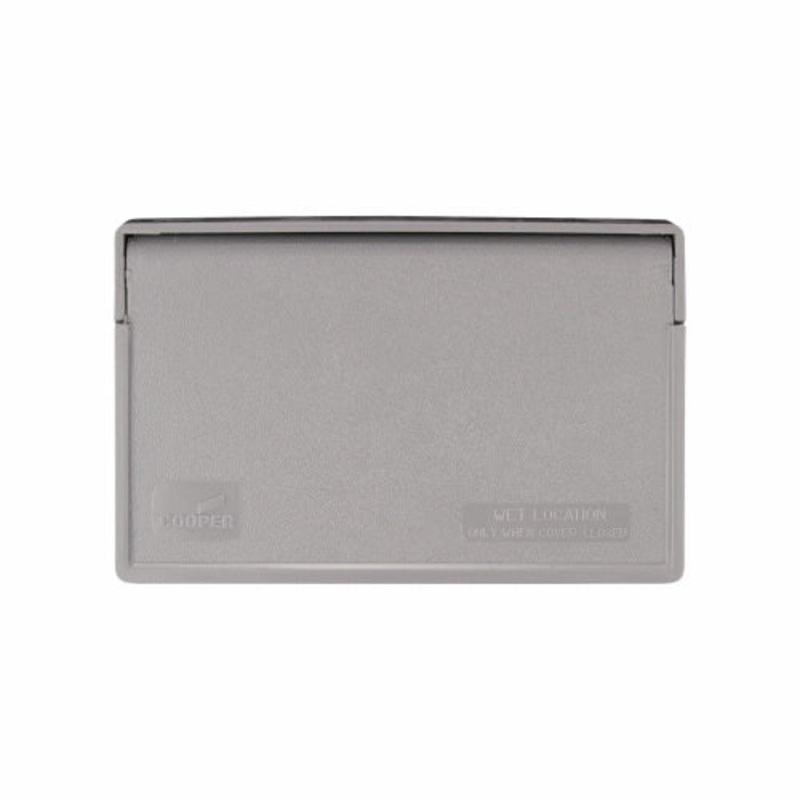 Eaton Cooper Wiring Non-metallic GFCI or Decorator Cover Horizontal