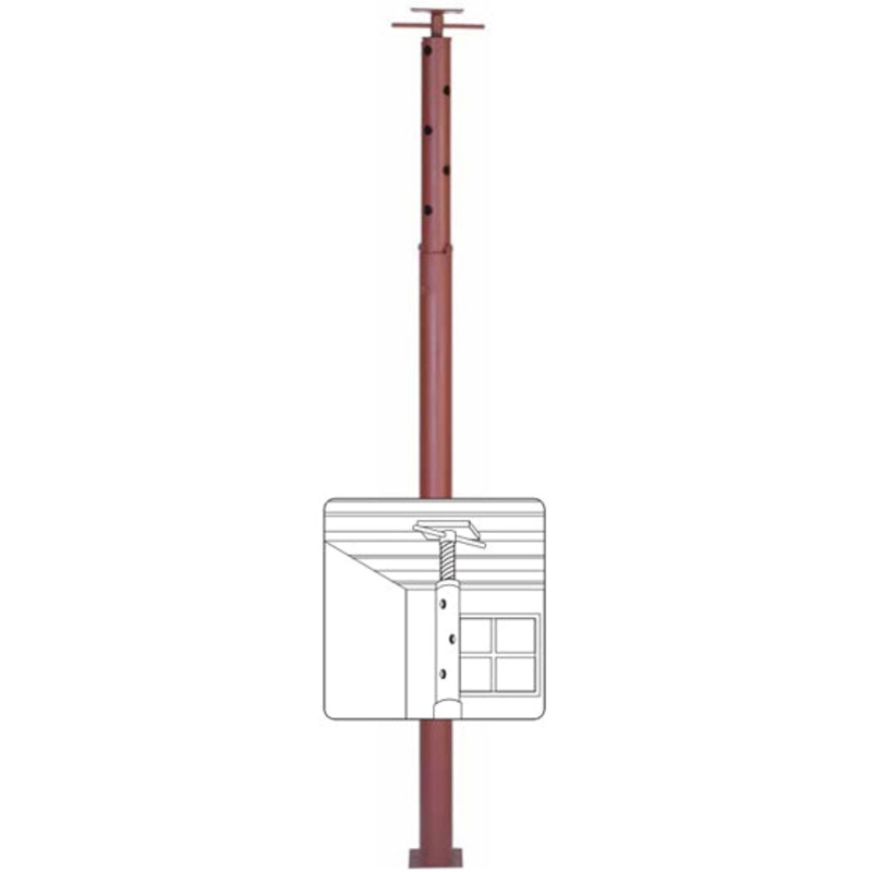 Marshall Stamping Jack Posts 48 to 84 Black (48 to 84, Black)