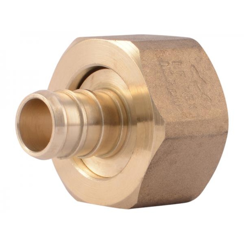 Sharkbite Brass Crimp Swivel Adapter 1/2 in. x 3/4 in. NPSM