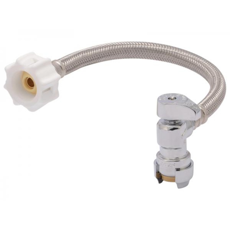 Sharkbite  Click Seal Push-To-Connect Toilet Connector 1/2 in. Angle Stop x 7/8 in.
