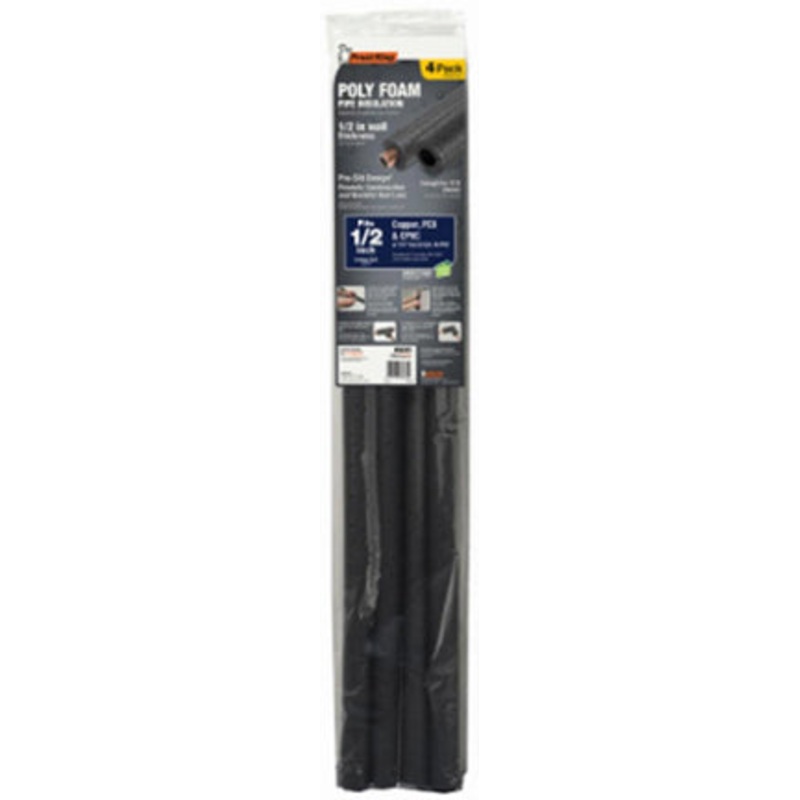 .625IDX.5WALL X3FT 4-PK PRESLIT PIPE INSULN