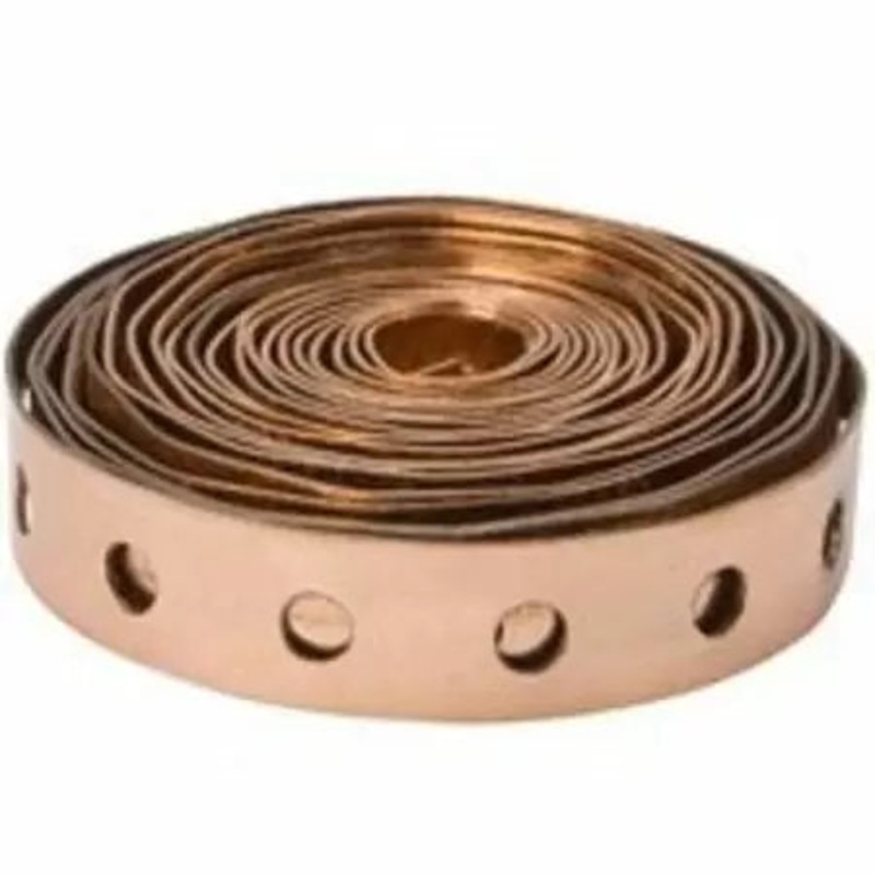 B & K Industries Hanger Strap Copper Coated 3/4 x 10FT  24 Gauge