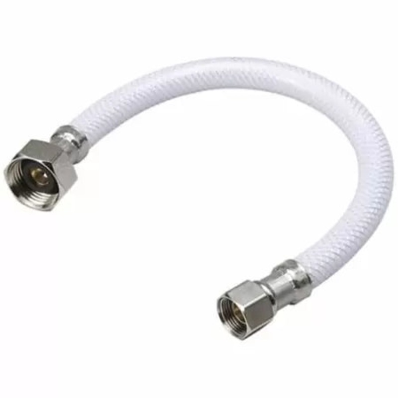 B & K Industries Nylon Faucet Connector Supply Line 3/8 x 1/2 x 20