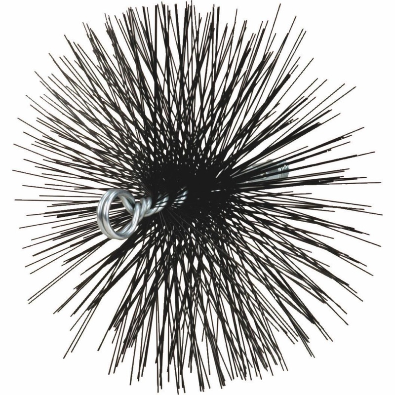 Meeco’s Red Devil 6 In. Round Wire Chimney Brush
