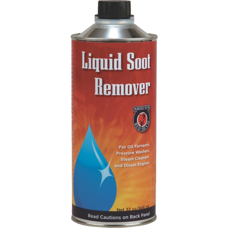 Meeco’s Red Devil Quart Liquid Soot Remover Fuel Oil Treatment