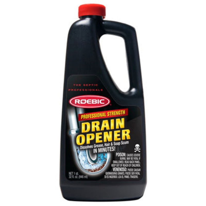 Roebic Professional Strength Liquid Drain Opener Quart