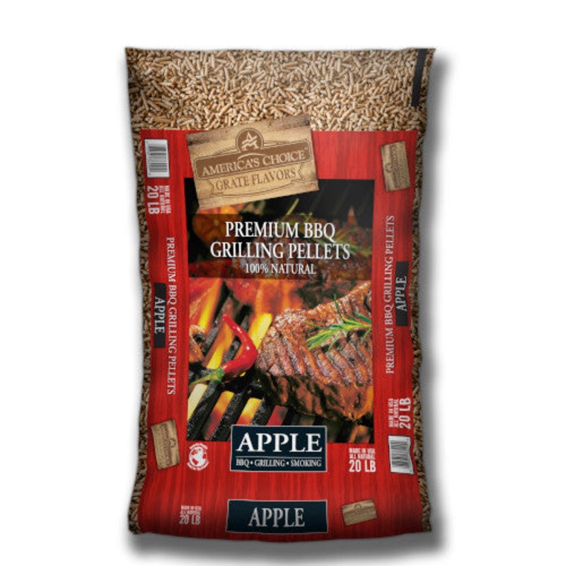 America’s Choice Grate Flavors Apple Grilling Pellets