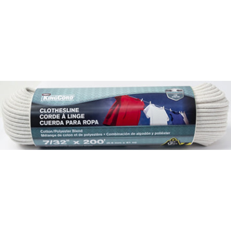 CLOTH CO/POLY DIA BRAID 7/32IN X 200FT
