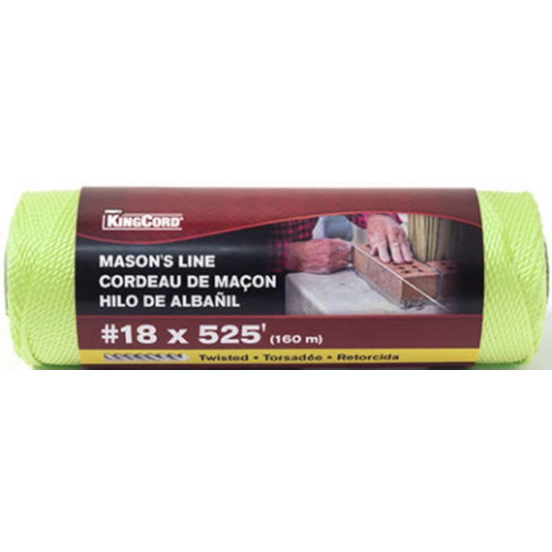 MASON LINE 18 X 525 FT NEON YL