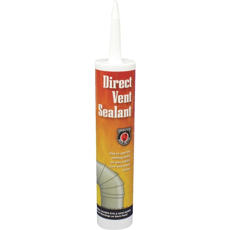 Meeco’s Red Devil 10.3 Oz. Black Direct Vent Hi-Temp Sealant