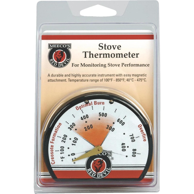 Meeco’s Red Devil Porcelain Steel Stove Thermometer