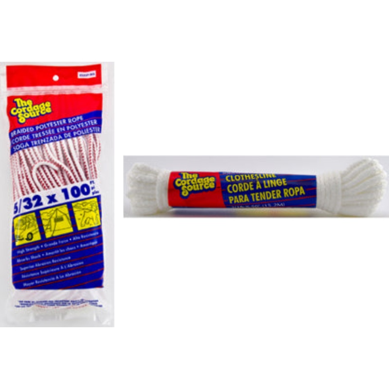 ROPE 5X100 BRAIDED POLY
