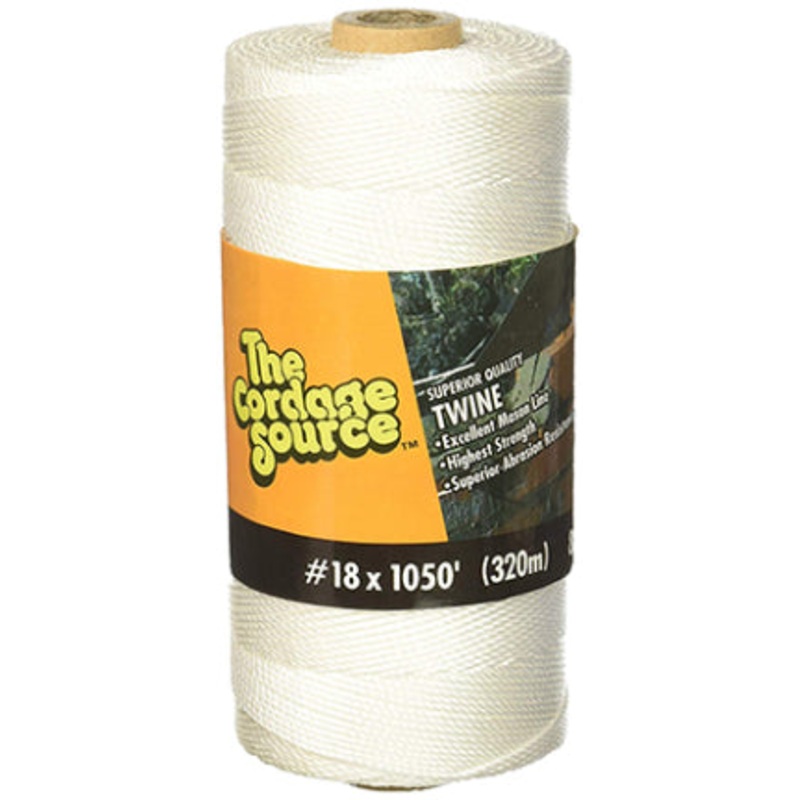 TWINE #18X1050 TWIST WHITE NYLON SEINE