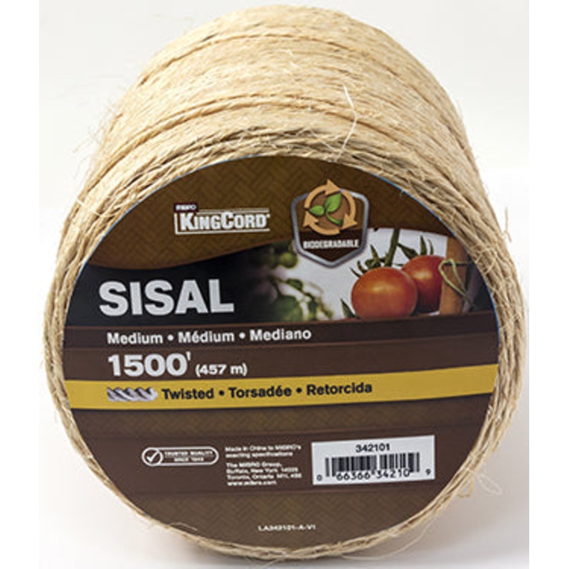 1-PLY SISAL TWI NE MEDIUM X 1500 FT NATU