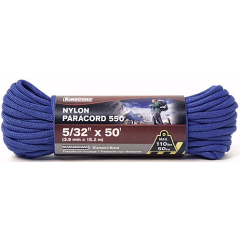 PARACORD NYLO 550 5/32 IN X 50 FT BL