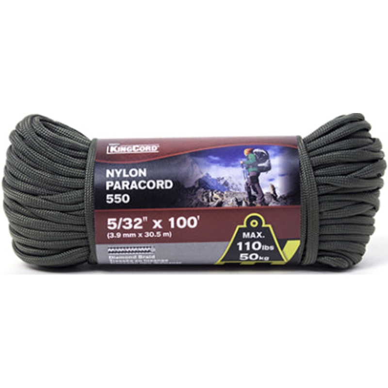 PARACORD NYLON 550 5/32 IN X 100FT OLGR