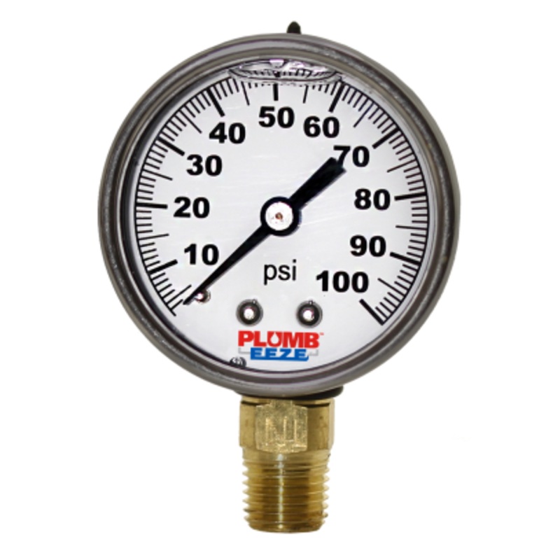 Plumbeeze pressure gauges