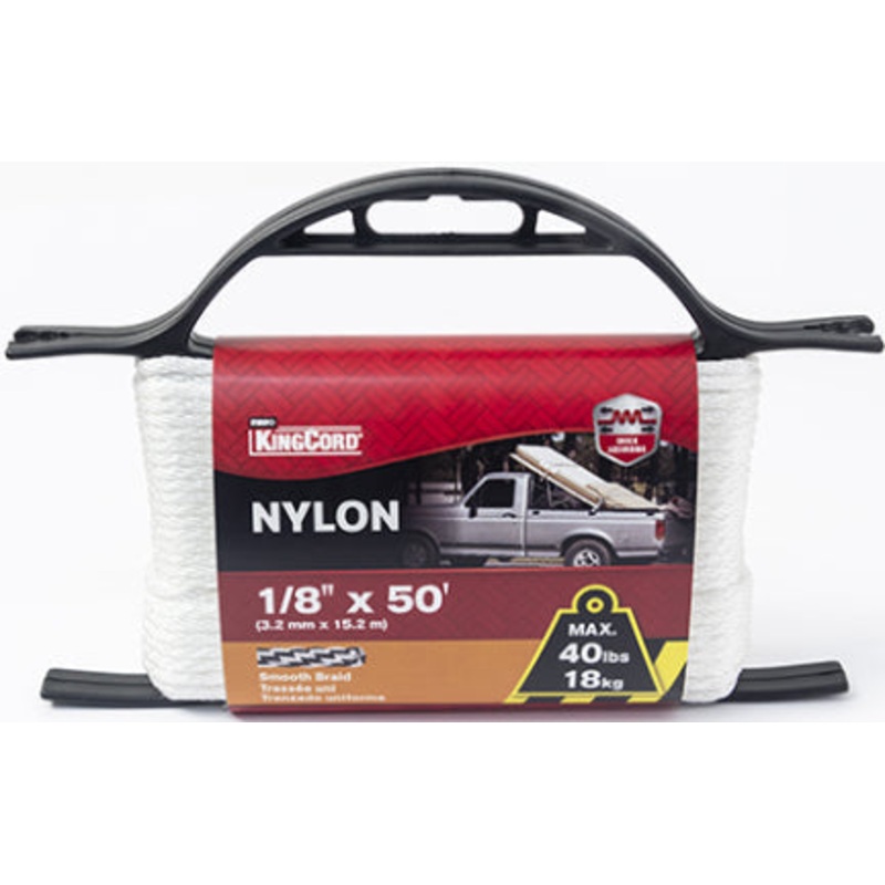 SOLID BRAID NYLON 1/8 IN X 50 FT WT