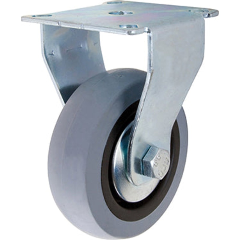 CASTER IND RIGID THERMOPLASTIC 3 IN GREY