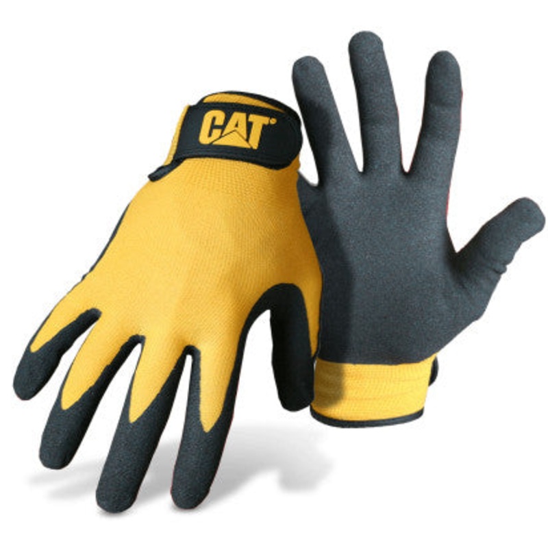 CAT Yellow Nylon Nitrile Coated Palm