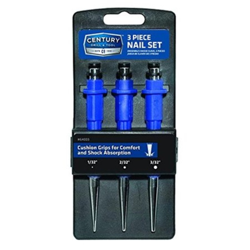 Century Drill And Tool 3 Piece Nail Set
