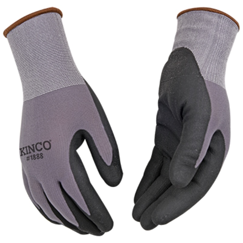 Kinco Nylon Knit Shell & Micro-Foam Nitrile Palm Medium