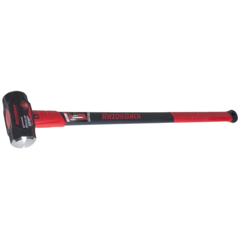 Razor-Back #6 Sledge Hammer With Fiberglass Handle