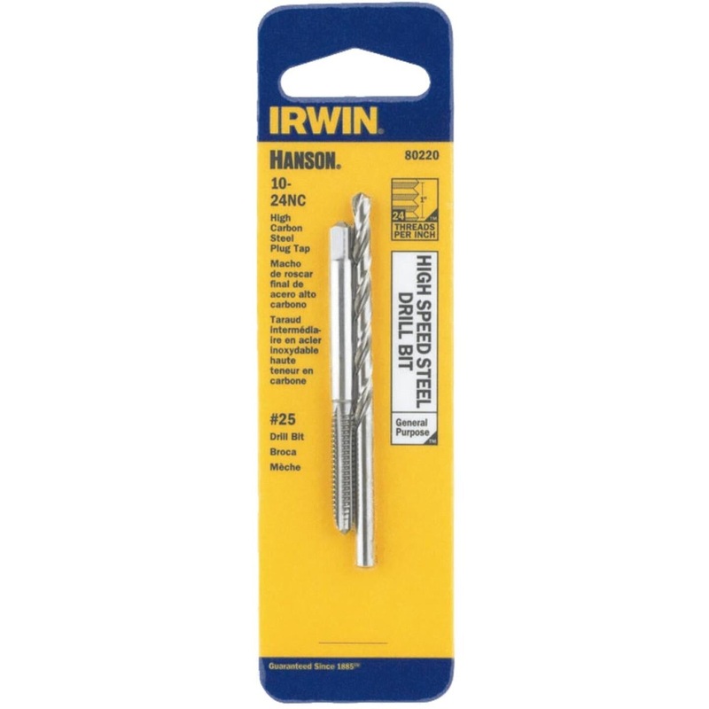 Irwin Hanson 1/4 In. – 18 NPT + 7/16 In. Plug Tap & Drill Bit