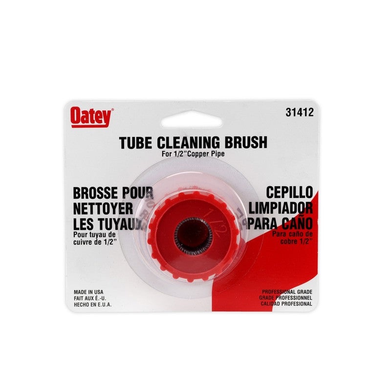 Oatey 1/2 in. O.D. Tube Brush  Carded